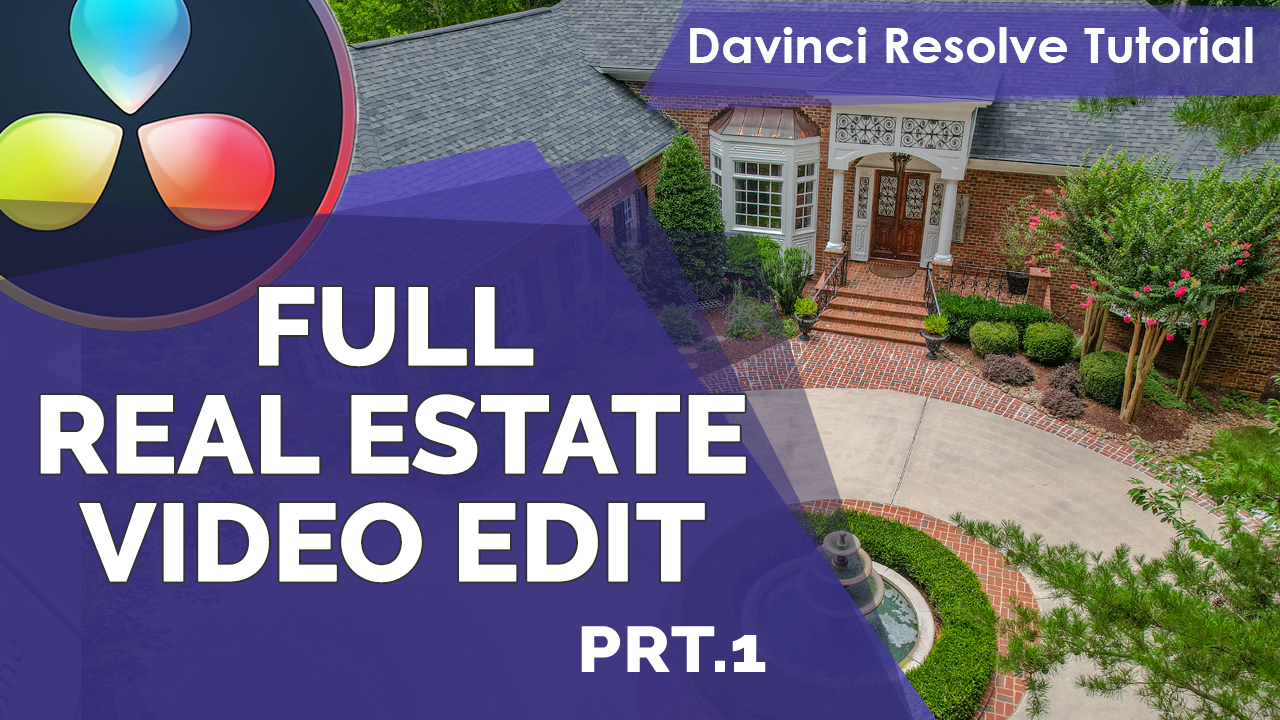 Full Real Estate Video Edit in Davinci Resolve! prt.1